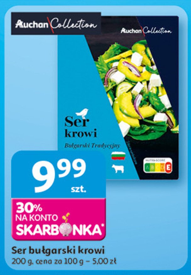 Ser kozi bułgarski AUCHAN COLLECTION promocja w Auchan