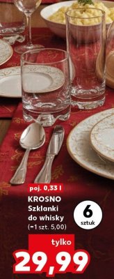 Szklanki do whisky KROSNO promocja w Kaufland