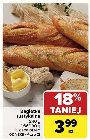 Bagietka rustykalna promocja w Carrefour Market