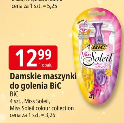 Damskie maszynki do golenia BIC promocja w Leclerc