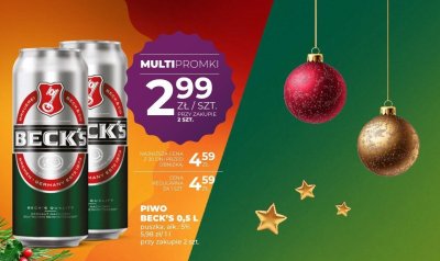 Piwo promocja w Duży Ben