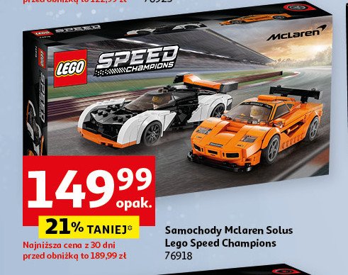 Klocki 76918 Lego speed champions promocja w Auchan