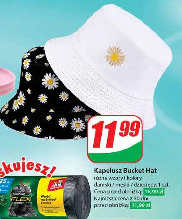 Kapelusz bucket hat damski promocja