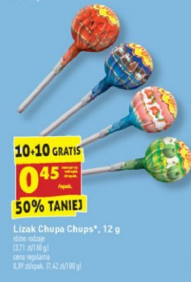 Lizak strawberry-cream Chupa chups milky promocja