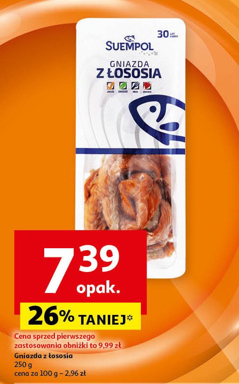 Gniazda z łososia Suempol promocja