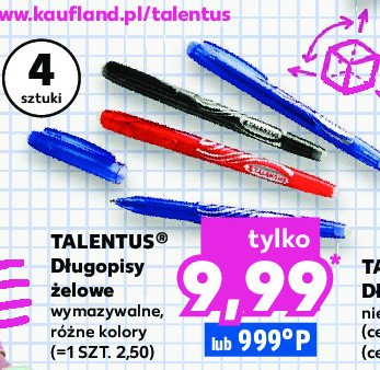 Długopis zmazywalny Talentus promocja
