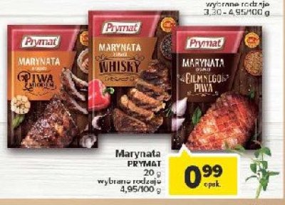 Marynata o ciemnego piwa Prymat promocja