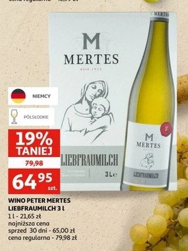 Wino PETER MERTES LIEBFRAUMILCH promocja w Selgros