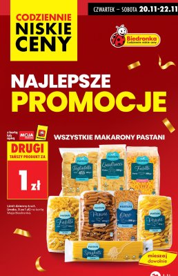 Makaron Pastani Penne 500g promocja w Biedronka
