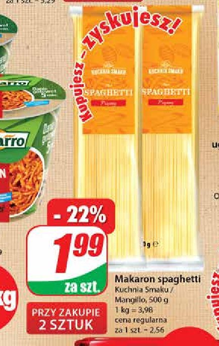 Makaron spaghetti Mangillo promocja