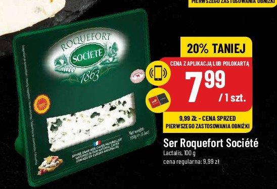 Ser pleśniowy Roquefort societe promocja