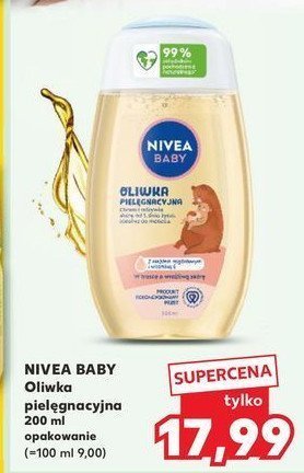 Oliwka pielęgnacyjna dla dzieci Nivea baby promocja w Kaufland