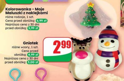 Gniotek różne wzory promocja w Dino
