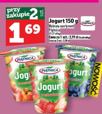 Jogurt 150 g promocja w TOPAZ