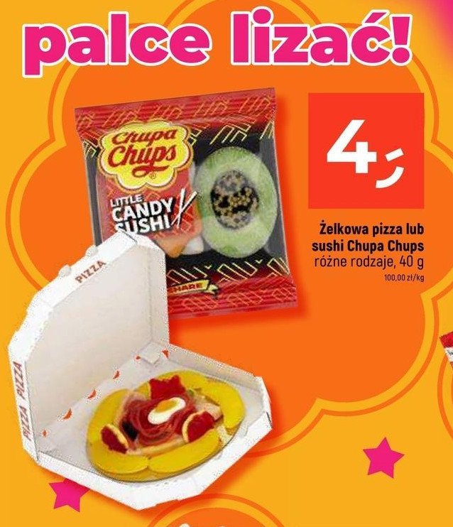 Pizza żelkowa Chupa chups promocja