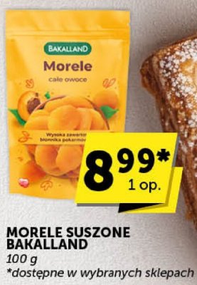 Morele suszone Bakalland promocja w Groszek