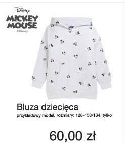 Bluza dziecięca 128-158/164 mickey mouse promocja