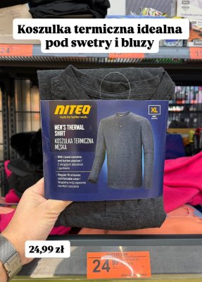 Koszulka termiczna męska promocja w Biedronka