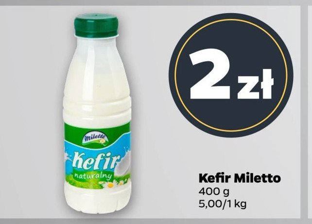 Kefir naturalny Miletto promocja