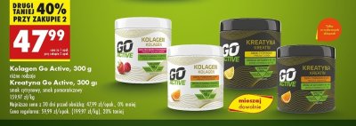 Kreatyna smak pomarańczowy Go active promocja