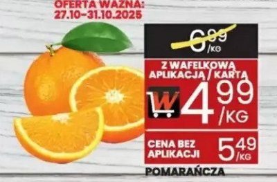 Pomara艅cze Sanlucar promocja w Wafelek