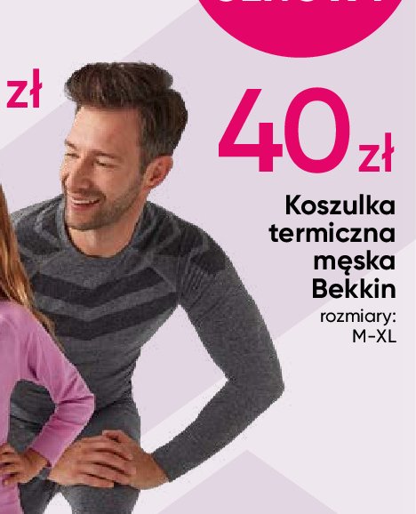 Koszulka termoaktywna męska m-xl Bekkin promocja w Pepco