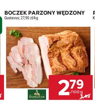 Boczek parzony wędzony Gustavus promocja