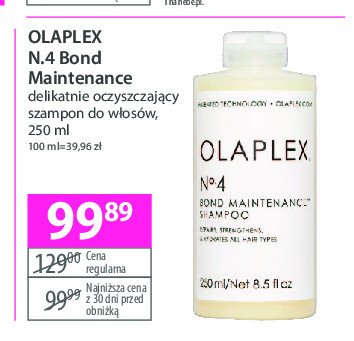 Szampon do włosów oczyszczający no.4c OLAPLEX promocja