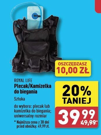 Plecak do biegania Royal life promocja