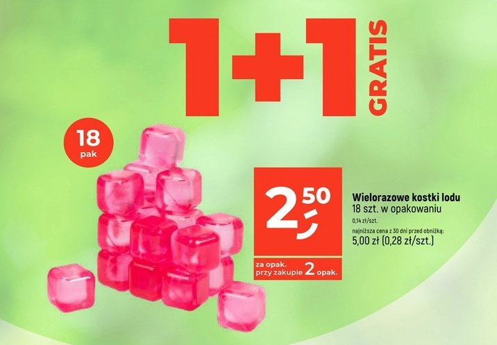 Kostki lodu wielorazowe promocja