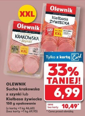 Kiełbasa żywiecka promocja w Kaufland