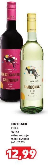 Wino Outback hill chardonnay promocja w Kaufland