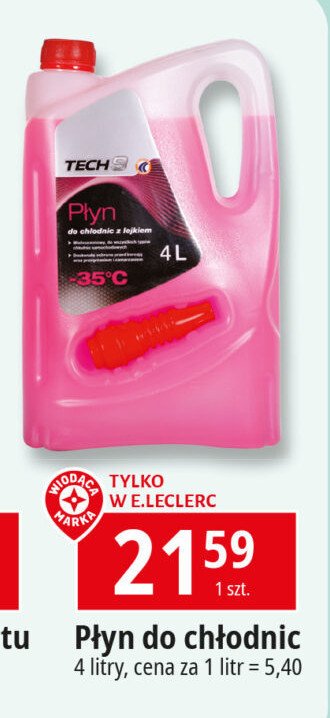 Płyn do chłodnic -35c Tech9 promocja