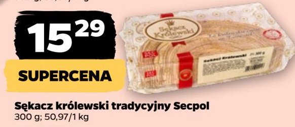 Sękacz królewski Secpol promocja w Netto