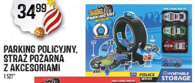 Parking policyjny, straż pożarna z akcesoriami promocja w Arhelan