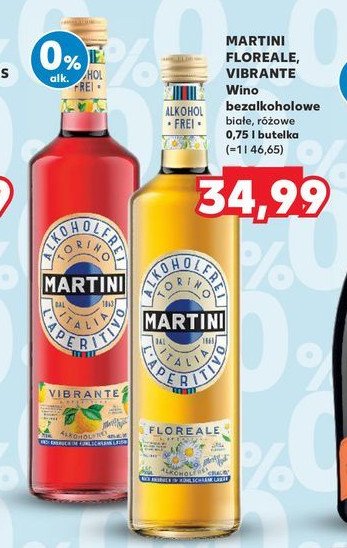 Vermouth bezalkoholowy Martini floreale promocja