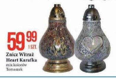 Znicz witraż karafaka Tomaszek promocja