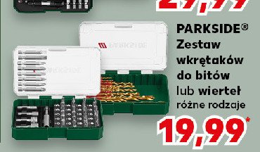 Zestaw wkrętaków z bitami Parkside promocja w Kaufland