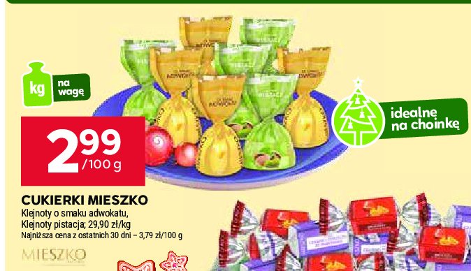 Cukierki z adwokatem Mieszko klejnoty promocja w Stokrotka