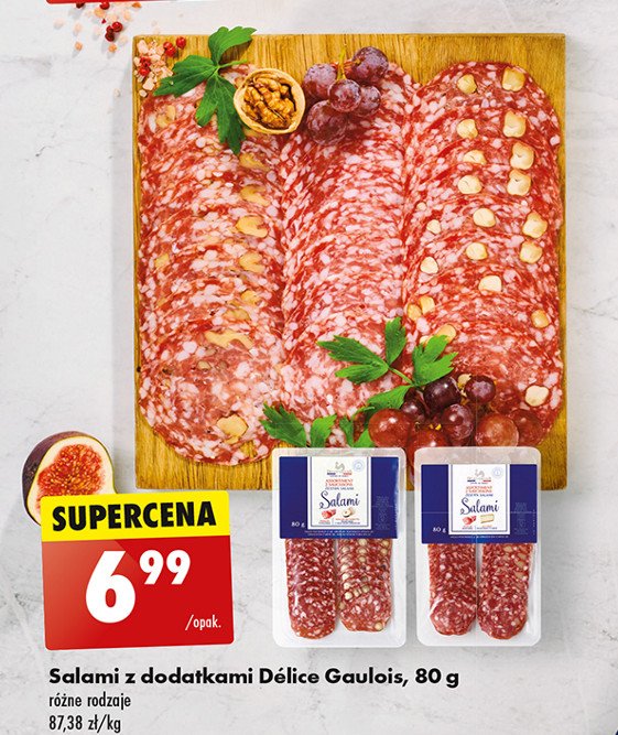 Salami pave Delice gaulois promocja