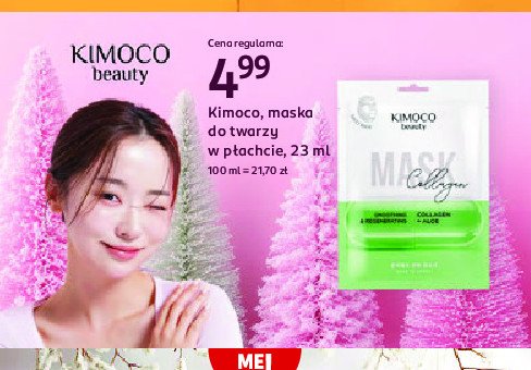 Maska do twarzy odżywczo-regenerująca z awokado Kimoco beauty promocja w Rossmann