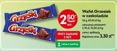 Wafel Grzesiek w czekoladzie promocja w Żabka