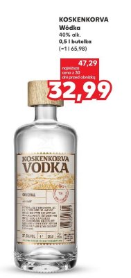Wódka 0,5 l promocja w Kaufland