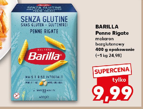 Makaron penne rigate bezglutenowy Barilla promocja