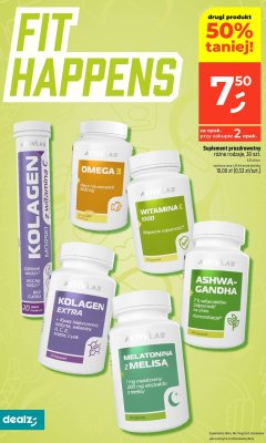 Suplement prozdrowotny Melatonina z Melisą 1mg melatoniny, 200mg ekstraktu z melisy ACTIVLAB promocja w Dealz