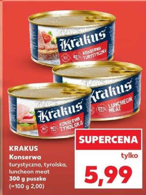 Konserwa turystyczna 艁uk贸w promocja w Kaufland