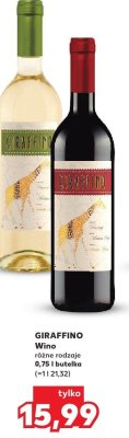 Wino Giraffino różne rodzaje 0,75 l promocja w Kaufland