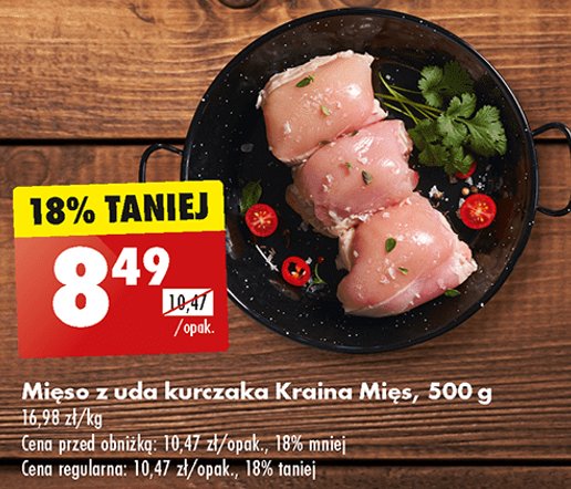 Mięso z uda kurczaka Kraina mięs promocja w Biedronka