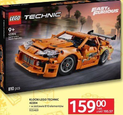 Klocki LEGO TECHNIC 42204 Fast & Furious Supra promocja w Selgros