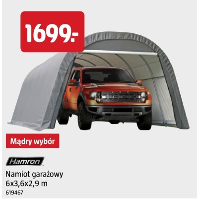 Namiot garażowy 6x3,6x2,9 m promocja w Jula